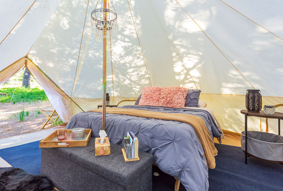 Bell Tent Glamping in Mt. Laguna