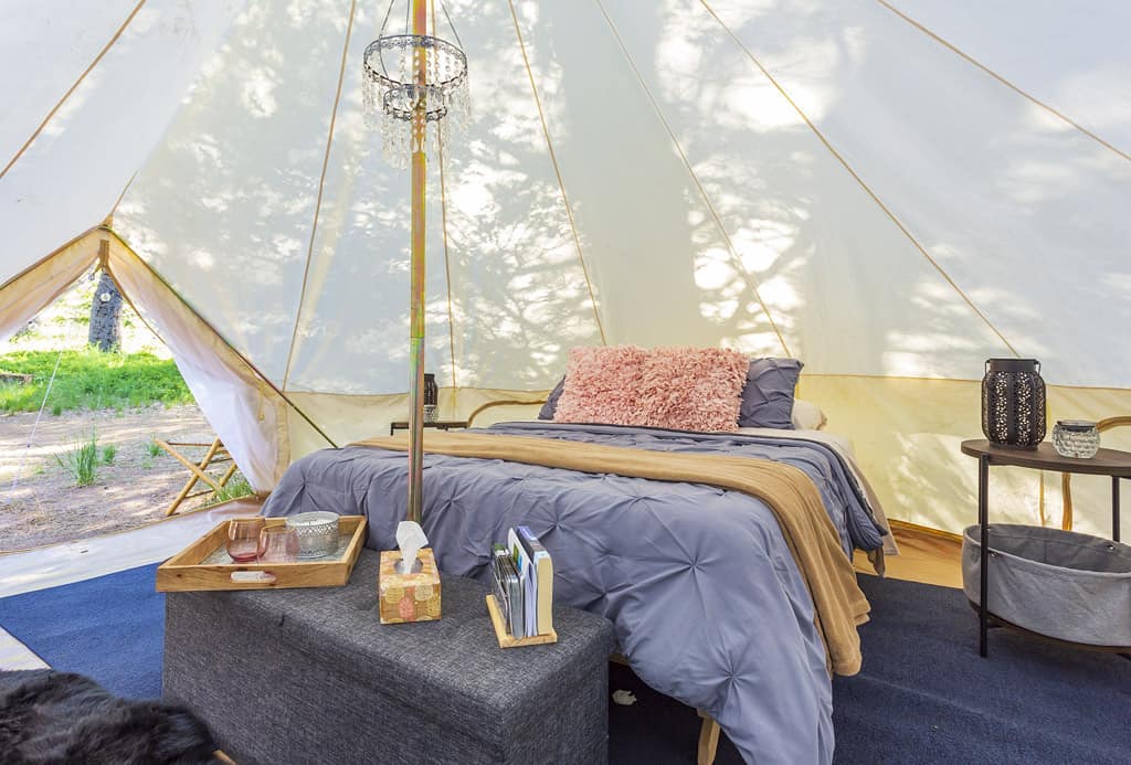 Bell Tent Interior | Alter Experiences