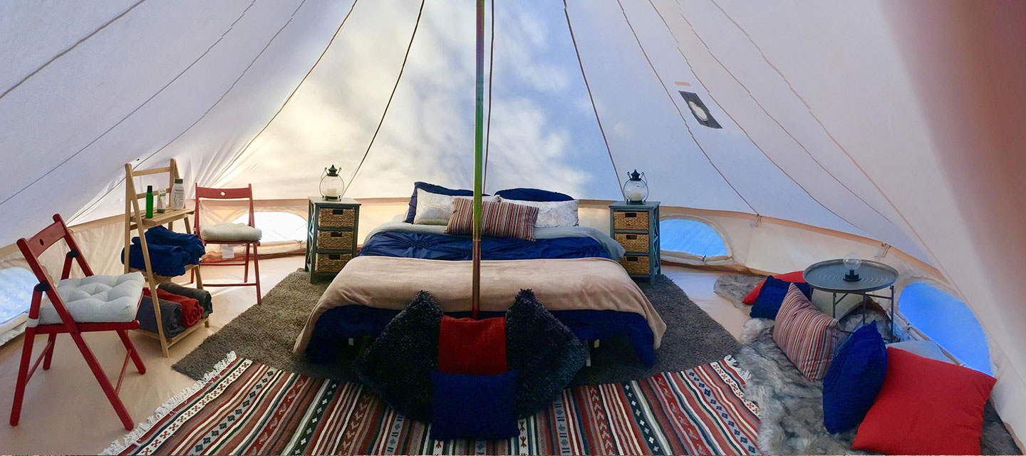 Bell Tent | Glamping in Laguna Campground
