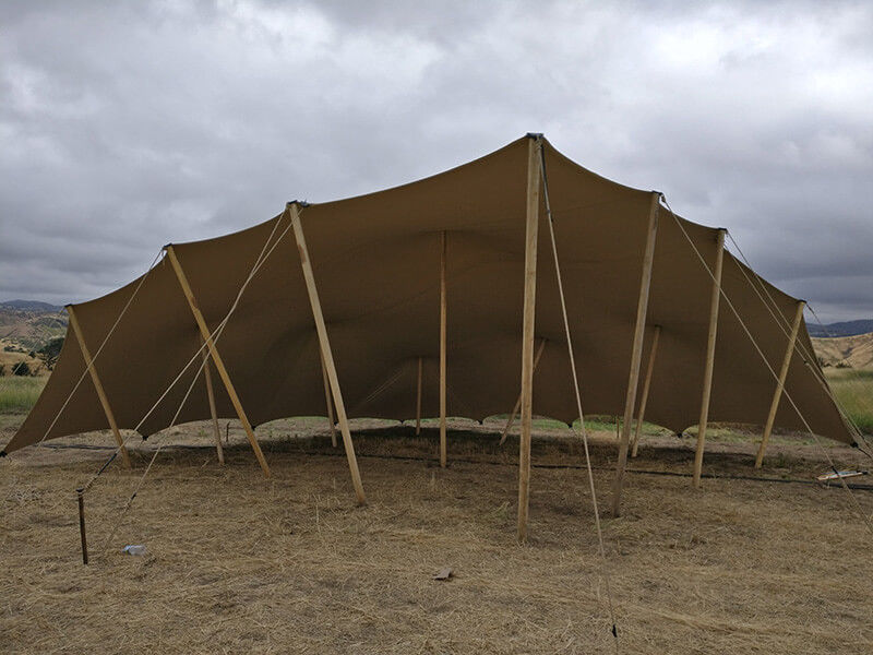 Glamping events staging